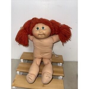 Cabbage Patch Kids 1985 Red Dbl Pony Green Eyes HM2 KT Factory
